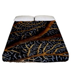 Trees Forests Pattern Fitted Sheet (queen Size)