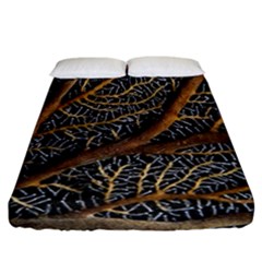 Trees Forests Pattern Fitted Sheet (california King Size) by Amaryn4rt