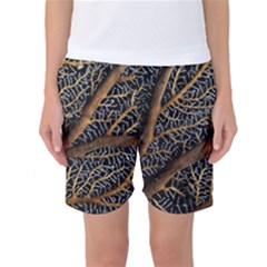 Trees Forests Pattern Women s Basketball Shorts