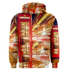 Telephone Box London Night Men s Pullover Hoodie by Amaryn4rt