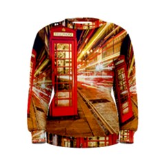 Telephone Box London Night Women s Sweatshirt by Amaryn4rt