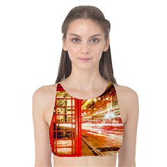 Telephone Box London Night Tank Bikini Top by Amaryn4rt