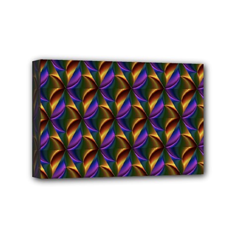 Seamless Prismatic Line Art Pattern Mini Canvas 6  X 4  by Amaryn4rt