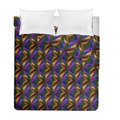 Seamless Prismatic Line Art Pattern Duvet Cover Double Side (full/ Double Size) by Amaryn4rt