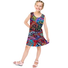 Vector Art Pattern Kids  Tunic Dress