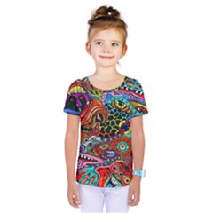 Vector Art Pattern Kids  One Piece Tee