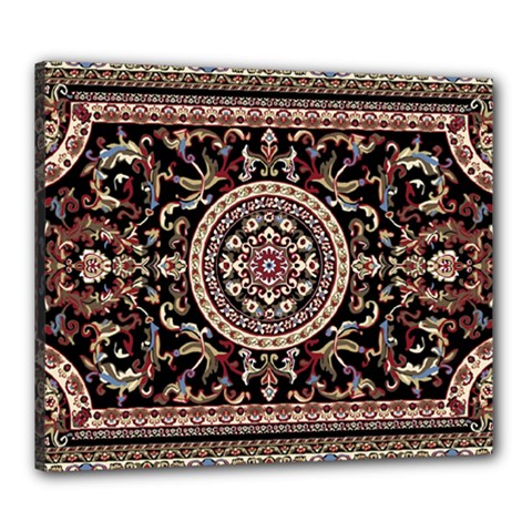 Vectorized Traditional Rug Style Of Traditional Patterns Canvas 24  X 20 