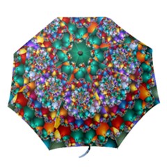 Rainbow Spiral Beads Folding Umbrellas