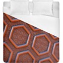 3d Abstract Patterns Hexagons Honeycomb Duvet Cover (King Size) View1