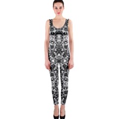 Modern Oriental Pattern Onepiece Catsuit by dflcprintsclothing