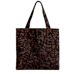 A Complex Maze Generated Pattern Zipper Grocery Tote Bag by Amaryn4rt