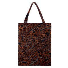 Art Traditional Indonesian Batik Pattern Classic Tote Bag by Amaryn4rt