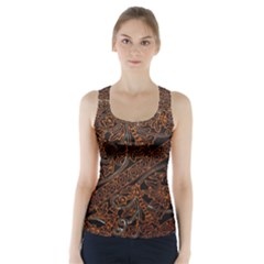 Art Traditional Indonesian Batik Pattern Racer Back Sports Top by Amaryn4rt