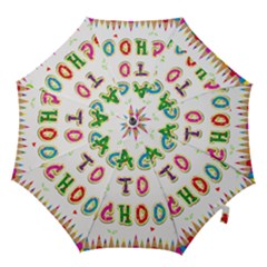 Back To School Hook Handle Umbrellas (medium) by Amaryn4rt