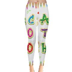 Back To School Leggings  by Amaryn4rt