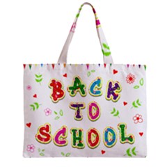 Back To School Zipper Mini Tote Bag by Amaryn4rt