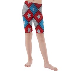 Atar Color Kids  Mid Length Swim Shorts