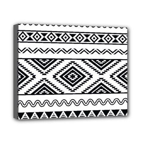 Aztec Pattern Canvas 10  X 8  by Amaryn4rt