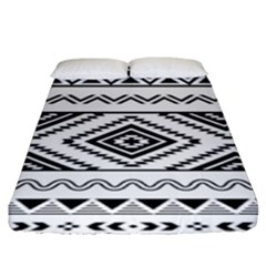 Aztec Pattern Fitted Sheet (king Size)