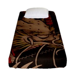 Chinese Dragon Fitted Sheet (single Size) by Amaryn4rt