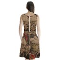 Chinese Dragon Sleeveless Chiffon Waist Tie Dress View2