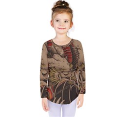 Chinese Dragon Kids  Long Sleeve Tee