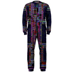 Technology Circuit Board Layout Pattern Onepiece Jumpsuit (men) 