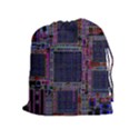 Technology Circuit Board Layout Pattern Drawstring Pouches (Extra Large) View1