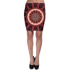 Circle Pattern Bodycon Skirt