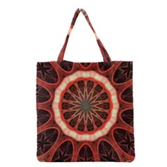 Circle Pattern Grocery Tote Bag by Amaryn4rt