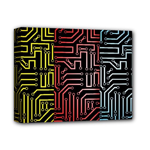 Circuit Board Seamless Patterns Set Deluxe Canvas 14  X 11  by Amaryn4rt