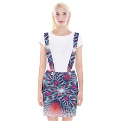 Creative Abstract Suspender Skirt