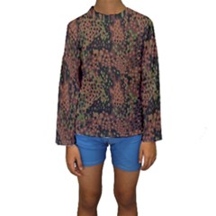 Digital Camouflage Kids  Long Sleeve Swimwear by Amaryn4rt