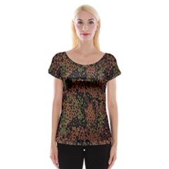 Digital Camouflage Women s Cap Sleeve Top by Amaryn4rt