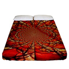 Dreamcatcher Stained Glass Fitted Sheet (king Size)