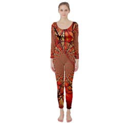 Dreamcatcher Stained Glass Long Sleeve Catsuit by Amaryn4rt