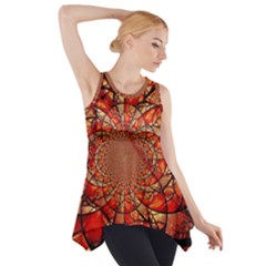 Dreamcatcher Stained Glass Side Drop Tank Tunic