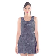 Excellent Seamless Slate Stone Floor Texture Scoop Neck Skater Dress by Amaryn4rt