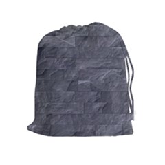 Excellent Seamless Slate Stone Floor Texture Drawstring Pouches (extra Large)