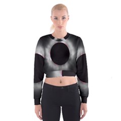 Solar Eclipse Women s Cropped Sweatshirt by Amaryn4rt