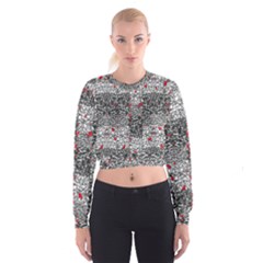 Sribble Plaid Women s Cropped Sweatshirt by Amaryn4rt