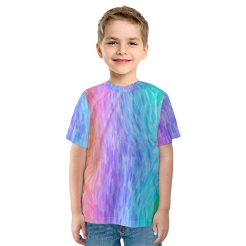 Abstract Color Pattern Textures Colouring Kids  Sport Mesh Tee by Simbadda