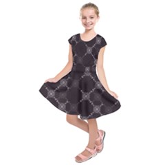 Abstract Seamless Pattern Kids  Short Sleeve Dress