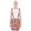 Abstract Pattern Suspender Skirt View1