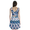 Fabric Wildflower Bluebird Split Back Mini Dress  View2