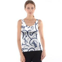 Fish Pattern Tank Top