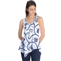 Fish Pattern Sleeveless Tunic