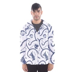 Fish Pattern Hooded Wind Breaker (men) by Simbadda