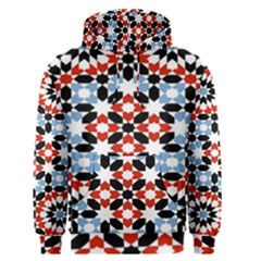 Morrocan Fez Pattern Arabic Geometrical Men s Pullover Hoodie by Simbadda