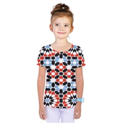 Morrocan Fez Pattern Arabic Geometrical Kids  One Piece Tee